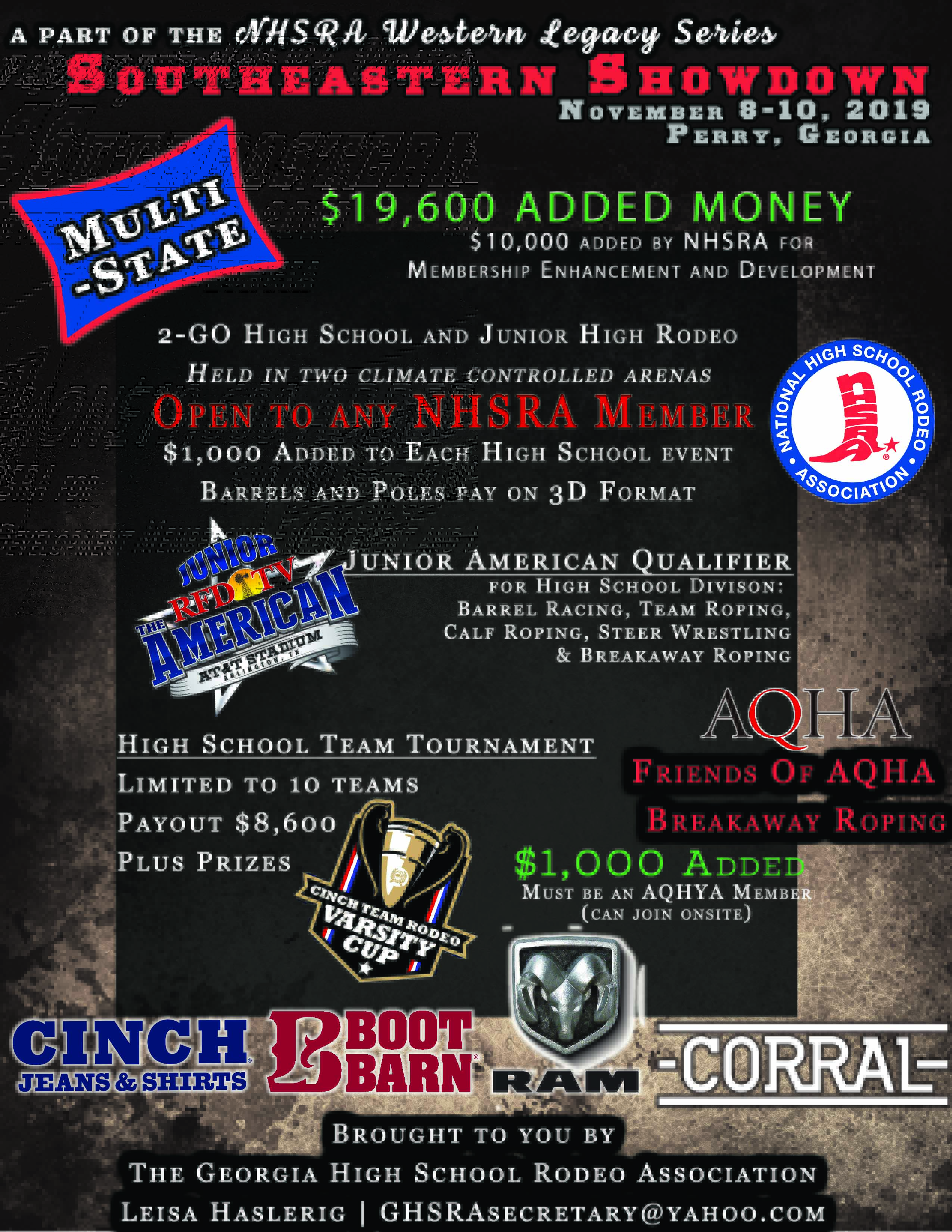 National High School Rodeo Association NHSRA » NHSRA Western Legacy